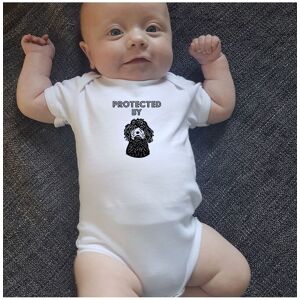Afewhometruths Personalised Protected by Cockapoo Dog Baby bodysuit / Baby Grow in White Size: 3-6 m White 3-6 m Afewhometruths Personalised Protected by Cockapoo Dog Baby bodysuit / Baby Grow in White Size: 3-6 m White 3-6 m