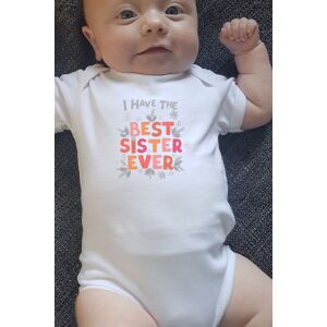 Afewhometruths Newborn Baby Gift - I have the Best Sister bodysuit / Baby Grow in Pink Size: 6-9 m Pink 6-9 m Afewhometruths Newborn Baby Gift - I have the Best Sister bodysuit / Baby Grow in Pink Size: 6-9 m Pink 6-9 m