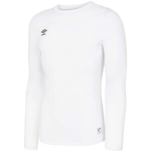 Umbro Childrens White Long-Sleeved Base Layer Top - 11-12y Umbro Childrens White Long-Sleeved Base Layer Top - 11-12y
