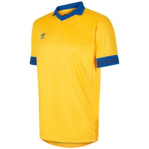 Umbro Childrens Short-Sleeved Jersey - Yellow/Royal Blue - Jersey Umbro Childrens Short-Sleeved Jersey - Yellow/Royal Blue - Jersey