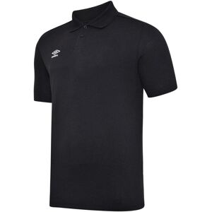 Umbro Boy's Essential Polo Shirt in Black Size: 11-12 Years Black 11-12 Years Umbro Boy's Essential Polo Shirt in Black Size: 11-12 Years Black 11-12 Years