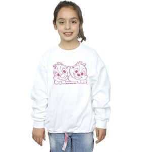 Disney Girl's Chip ´n´ Dale Nuts About You Sweatshirt in White Size: 12-13 Years White 12-13 Years Disney Girl's Chip ´n´ Dale Nuts About You Sweatshirt in White Size: 12-13 Years White 12-13 Years