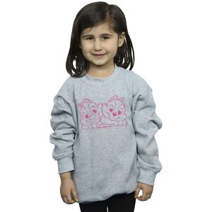 Disney Girl's Chip ´n´ Dale Nuts About You Sweatshirt in Grey Size: 12-13 Years Grey 12-13 Years Disney Girl's Chip ´n´ Dale Nuts About You Sweatshirt in Grey Size: 12-13 Years Grey 12-13 Years