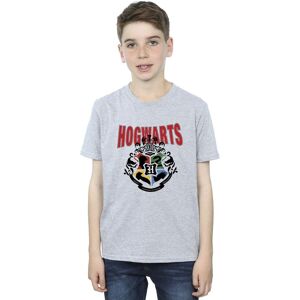 Harry Potter Boy's Hogwarts Emblem T-Shirt in Grey Size: 3-4 Years Grey 3-4 Years Harry Potter Boy's Hogwarts Emblem T-Shirt in Grey Size: 3-4 Years Grey 3-4 Years