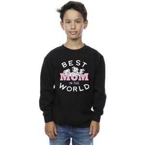 Disney Boy's 101 Dalmatians Best Mum In The World Sweatshirt in Black Size: 12-13 Years Black 12-13 Years Disney Boy's 101 Dalmatians Best Mum In The World Sweatshirt in Black Size: 12-13 Years Black 12-13 Years