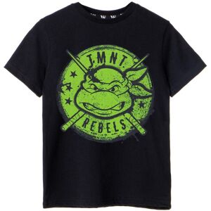 Teenage Mutant Ninja Turtles Boy's Short Sleeved T-Shirt (Kids Black) in Black Size: 9-10 Years Black 9-10 Years Teenage Mutant Ninja Turtles Boy's Short Sleeved T-Shirt (Kids Black) in Black Size: 9-10 Years Black 9-10 Years