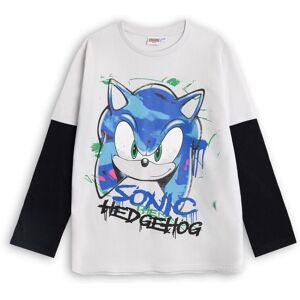 Sonic the Hedgehog Kids Long Sleeved T-Shirt (Unisex Kids Grey / Black) Size: 4-5 Years Grey 4-5 Years Sonic the Hedgehog Kids Long Sleeved T-Shirt (Unisex Kids Grey / Black) Size: 4-5 Years Grey 4-5 Years