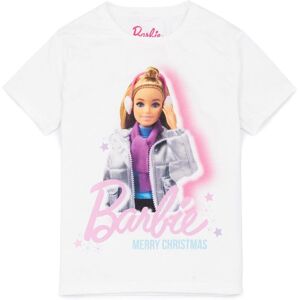 Barbie Girl's Kids Short Sleeved T-Shirt (Girls White) in White Size: 5-6 Years White 5-6 Years Barbie Girl's Kids Short Sleeved T-Shirt (Girls White) in White Size: 5-6 Years White 5-6 Years
