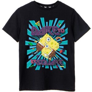 SpongeBob SquarePants Boy's Kids Short Sleeved T-Shirt (Boys Black) in Black Size: 11-12 Years Black 11-12 Years SpongeBob SquarePants Boy's Kids Short Sleeved T-Shirt (Boys Black) in Black Size: 11-12 Years Black 11-12 Years
