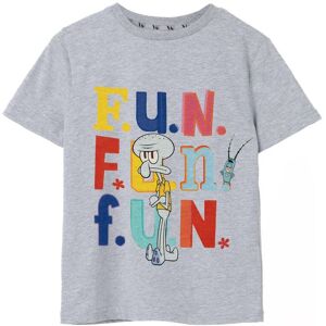 SpongeBob SquarePants Boy's Kids Short Sleeved T-Shirt (Boys Grey Marl) Size: 9-10 Years Grey 9-10 Years SpongeBob SquarePants Boy's Kids Short Sleeved T-Shirt (Boys Grey Marl) Size: 9-10 Years Grey 9-10 Years