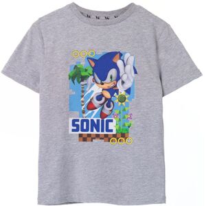 Sonic the Hedgehog Kids Short Sleeved T-Shirt (Unisex Kids Grey Marl) Size: 9-10 Years Grey 9-10 Years Sonic the Hedgehog Kids Short Sleeved T-Shirt (Unisex Kids Grey Marl) Size: 9-10 Years Grey 9-10 Years