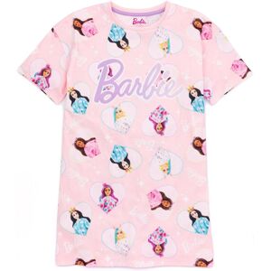 Barbie Girl's Short Sleeve Nightdress Girls Pink Official Merch Size: 11-12 Years Pink 11-12 Years Barbie Girl's Short Sleeve Nightdress Girls Pink Official Merch Size: 11-12 Years Pink 11-12 Years