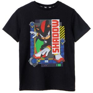 Sonic the Hedgehog Boy's Kids Short Sleeved T-Shirt (Boys Black) in Black Size: 7-8 Years Black 7-8 Years Sonic the Hedgehog Boy's Kids Short Sleeved T-Shirt (Boys Black) in Black Size: 7-8 Years Black 7-8 Years