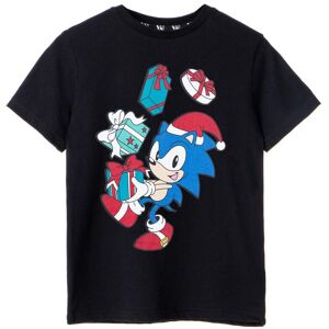 Sonic the Hedgehog Boy's Kids Short Sleeved T-Shirt (Boys Black) in Black Size: 3-4 Years Black 3-4 Years Sonic the Hedgehog Boy's Kids Short Sleeved T-Shirt (Boys Black) in Black Size: 3-4 Years Black 3-4 Years