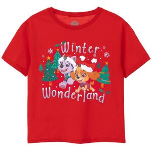 Paw Patrol Girl's Kids Short Sleeved T-Shirt (Girls Red) in Red Size: 7-8 Years Red 7-8 Years Paw Patrol Girl's Kids Short Sleeved T-Shirt (Girls Red) in Red Size: 7-8 Years Red 7-8 Years