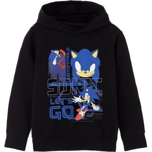 Sonic the Hedgehog Boy's Kids Hoodie (Boys Black) in Black Size: 7-8 Years Black 7-8 Years Sonic the Hedgehog Boy's Kids Hoodie (Boys Black) in Black Size: 7-8 Years Black 7-8 Years