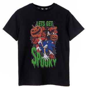 Sonic the Hedgehog Boy's Kids Short Sleeved T-Shirt (Boys Black) in Black Size: 7-8 Years Black 7-8 Years Sonic the Hedgehog Boy's Kids Short Sleeved T-Shirt (Boys Black) in Black Size: 7-8 Years Black 7-8 Years