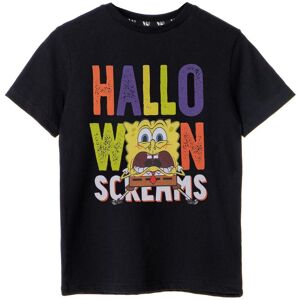 SpongeBob SquarePants Kids Short Sleeved T-Shirt (Unisex Kids Black) in Black Size: 3-4 Years Black 3-4 Years SpongeBob SquarePants Kids Short Sleeved T-Shirt (Unisex Kids Black) in Black Size: 3-4 Years Black 3-4 Years