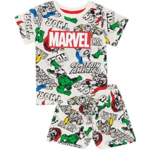 Marvel Boy's Kids Short Sleeve Short Leg Pyjama Set (Boys White AOP) Size: 3-4 Years White 3-4 Years Marvel Boy's Kids Short Sleeve Short Leg Pyjama Set (Boys White AOP) Size: 3-4 Years White 3-4 Years