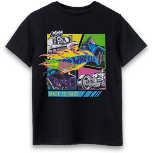 Hot Wheels Boy's Kids Short Sleeved T-Shirt (Boys Black) in Black Size: 5-6 Years Black 5-6 Years Hot Wheels Boy's Kids Short Sleeved T-Shirt (Boys Black) in Black Size: 5-6 Years Black 5-6 Years