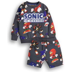 Sonic the Hedgehog Boy's Kids Sweatshirt & Shorts Set (Boys Grey) in Grey Size: 4-5 Years Grey 4-5 Years Sonic the Hedgehog Boy's Kids Sweatshirt & Shorts Set (Boys Grey) in Grey Size: 4-5 Years Grey 4-5 Years
