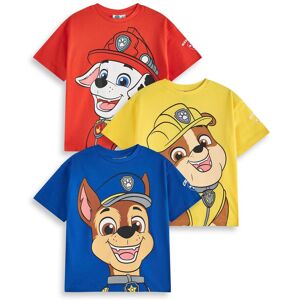Paw Patrol Boy's Kids Multi-Pack of 3 Short-Sleeved T-Shirts (Boys Multicoloured) Size: 2-3 Years Multicolor 2-3 Years Paw Patrol Boy's Kids Multi-Pack of 3 Short-Sleeved T-Shirts (Boys Multicoloured) Size: 2-3 Years Multicolor 2-3 Years