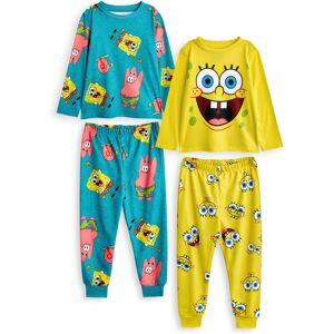SpongeBob SquarePants Kids Multi-Pack of 2 Long Sleeve Long Leg Pyjama Set (Unisex Kids Multicoloured) Size: 9-10 Years Multicolor 9-10 Years SpongeBob SquarePants Kids Multi-Pack of 2 Long Sleeve Long Leg Pyjama Set (Unisex Kids Multicoloured) Size: 9-10 Years Multicolor 9-10 Years