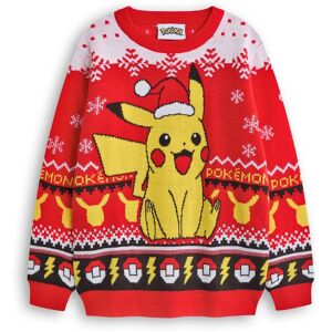Pokemon Boy's Christmas Jumper Boys Red Official Merch Size: 5-6 Years Red 5-6 Years Pokemon Boy's Christmas Jumper Boys Red Official Merch Size: 5-6 Years Red 5-6 Years