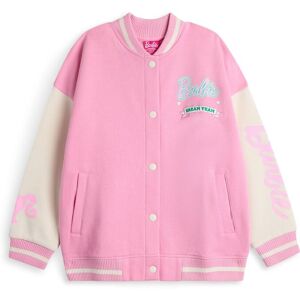 Barbie Girl's Kids Varsity Jacket (Girls Pink) in Pink Size: 9-10 Years Pink 9-10 Years Barbie Girl's Kids Varsity Jacket (Girls Pink) in Pink Size: 9-10 Years Pink 9-10 Years