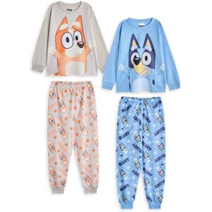 Bluey Kids Multi-Pack of 2 Long Sleeve Long Leg Pyjama Set (Unisex Kids Multicoloured) Size: 3-4 Years Multicolor 3-4 Years Bluey Kids Multi-Pack of 2 Long Sleeve Long Leg Pyjama Set (Unisex Kids Multicoloured) Size: 3-4 Years Multicolor 3-4 Years