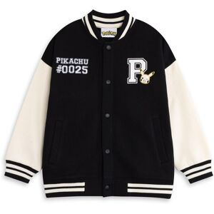 Pokemon Boy's Kids Varsity Jacket (Boys Black) in Black Size: 9-10 Years Black 9-10 Years Pokemon Boy's Kids Varsity Jacket (Boys Black) in Black Size: 9-10 Years Black 9-10 Years