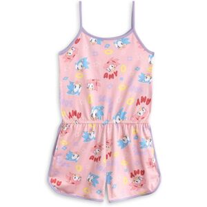 Sonic the Hedgehog Girl's Sleeveless Playsuit Girls Pink Official Size: 11-12 Years Pink 11-12 Years Sonic the Hedgehog Girl's Sleeveless Playsuit Girls Pink Official Size: 11-12 Years Pink 11-12 Years