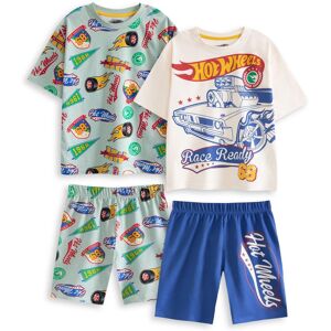 Hot Wheels Boy's Kids Multi-Pack of 2 Short Sleeve Short Leg Pyjama Set (Boys Multicoloured) Size: 11-12 Years Multicolor 11-12 Years Hot Wheels Boy's Kids Multi-Pack of 2 Short Sleeve Short Leg Pyjama Set (Boys Multicoloured) Size: 11-12 Years Multicolor 11-12 Years