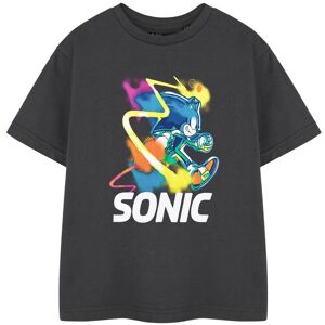 Sonic the Hedgehog Boy's Kids Short Sleeved T-Shirt (Boys Charcoal) in Grey Size: 3-4 Years Grey 3-4 Years Sonic the Hedgehog Boy's Kids Short Sleeved T-Shirt (Boys Charcoal) in Grey Size: 3-4 Years Grey 3-4 Years