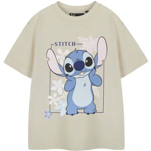 Lilo & Stitch Girl's Kids Short Sleeved T-Shirt (Girls Beige) in Beige Size: 5-6 Years Beige 5-6 Years Lilo & Stitch Girl's Kids Short Sleeved T-Shirt (Girls Beige) in Beige Size: 5-6 Years Beige 5-6 Years