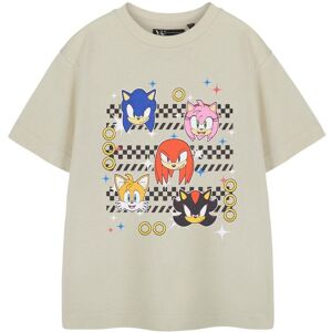Sonic the Hedgehog Boy's Kids Short Sleeved T-Shirt (Boys Oatmeal) in Beige Size: 11-12 Years Beige 11-12 Years Sonic the Hedgehog Boy's Kids Short Sleeved T-Shirt (Boys Oatmeal) in Beige Size: 11-12 Years Beige 11-12 Years