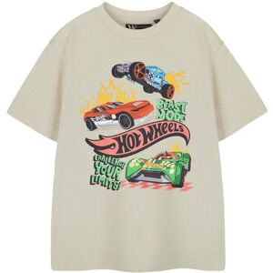 Hot Wheels Boy's Kids Short Sleeved T-Shirt (Boys Oatmeal) in Beige Size: 11-12 Years Beige 11-12 Years Hot Wheels Boy's Kids Short Sleeved T-Shirt (Boys Oatmeal) in Beige Size: 11-12 Years Beige 11-12 Years