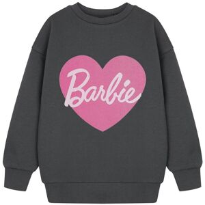 Barbie Girl's Sweatshirt Girls Charcoal Official Merch in Grey Size: 13-14 Years Grey 13-14 Years Barbie Girl's Sweatshirt Girls Charcoal Official Merch in Grey Size: 13-14 Years Grey 13-14 Years