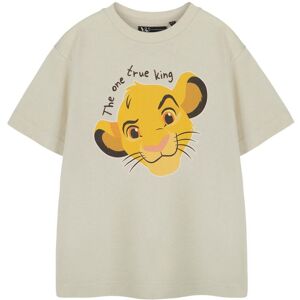 Disney Kids Short Sleeved T-Shirt (Unisex Kids Oatmeal) in Beige Size: 7-8 Years Beige 7-8 Years Disney Kids Short Sleeved T-Shirt (Unisex Kids Oatmeal) in Beige Size: 7-8 Years Beige 7-8 Years