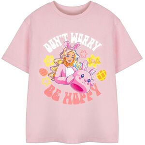 Barbie Girl's Kids Short Sleeved T-Shirt (Girls Pink) in Pink Size: 7-8 Years Pink 7-8 Years Barbie Girl's Kids Short Sleeved T-Shirt (Girls Pink) in Pink Size: 7-8 Years Pink 7-8 Years