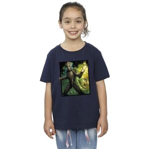Marvel Girl's Guardians Of The Galaxy Groot Forest Energy Cotton T-Shirt in Navy Size: 9 Years Navy 9 Years Marvel Girl's Guardians Of The Galaxy Groot Forest Energy Cotton T-Shirt in Navy Size: 9 Years Navy 9 Years