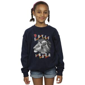 Harry Potter Girl's Gryffindor Lion Icon Sweatshirt in Navy Size: 12-13 Years Navy 12-13 Years Harry Potter Girl's Gryffindor Lion Icon Sweatshirt in Navy Size: 12-13 Years Navy 12-13 Years