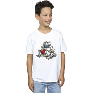 Harry Potter Boy's The Deathly Hallows T-Shirt in White Size: 3-4 Years White 3-4 Years Harry Potter Boy's The Deathly Hallows T-Shirt in White Size: 3-4 Years White 3-4 Years
