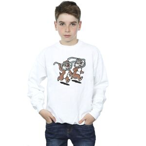 Disney Boy's Chip ´n Dale Glasses Sweatshirt in White Size: 5-6 Years White 5-6 Years Disney Boy's Chip ´n Dale Glasses Sweatshirt in White Size: 5-6 Years White 5-6 Years