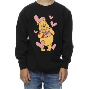 Winnie The Pooh Girl's Love Heart Cookie Sweatshirt in Black Size: 5-6 Years Black 5-6 Years Winnie The Pooh Girl's Love Heart Cookie Sweatshirt in Black Size: 5-6 Years Black 5-6 Years