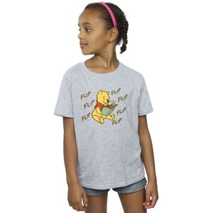 Winnie The Pooh Girl's Flip Flip Flip T-Shirt in Grey Size: 3-4 Years Grey 3-4 Years Winnie The Pooh Girl's Flip Flip Flip T-Shirt in Grey Size: 3-4 Years Grey 3-4 Years