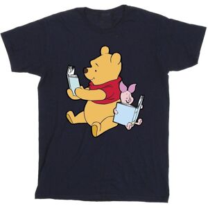 Winnie The Pooh Boy's Reading Cotton T-Shirt in Navy Size: 3-4 Years Navy 3-4 Years Winnie The Pooh Boy's Reading Cotton T-Shirt in Navy Size: 3-4 Years Navy 3-4 Years