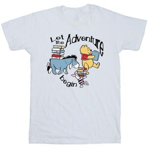 Winnie The Pooh Boy's Let The Adventure Begin Cotton T-Shirt in White Size: 9 Years White 9 Years Winnie The Pooh Boy's Let The Adventure Begin Cotton T-Shirt in White Size: 9 Years White 9 Years