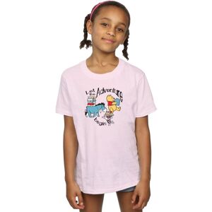 Winnie The Pooh Girl's Let The Adventure Begin Cotton T-Shirt in Baby Pink Size: 7-8 Years Baby Pink 7-8 Years Winnie The Pooh Girl's Let The Adventure Begin Cotton T-Shirt in Baby Pink Size: 7-8 Years Baby Pink 7-8 Years