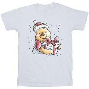 Winnie The Pooh Boy's Present Cotton T-Shirt in White Size: 3-4 Years White 3-4 Years Winnie The Pooh Boy's Present Cotton T-Shirt in White Size: 3-4 Years White 3-4 Years